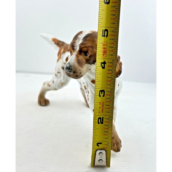 C. Martinu ENGLISH IRISH Red & White SETTER Hunting Dog Porcelain Figurine SPAIN - Picture 11 of 13
